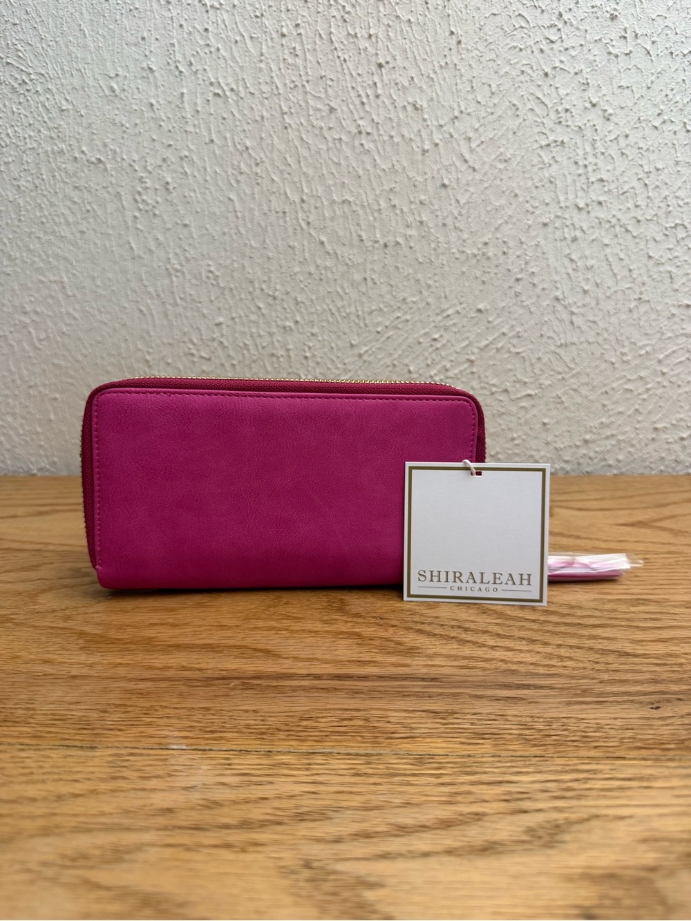 Shiraleah Hot Pink Zip-Around Wallet